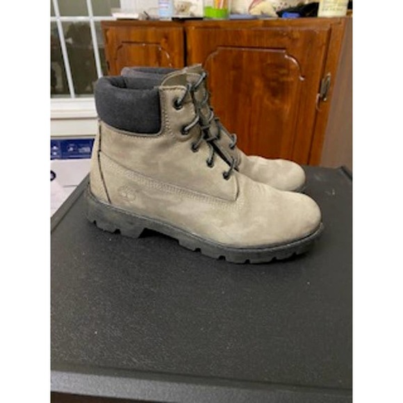 Timberland Grey and Black Men's Boots - Picture 3 of 14